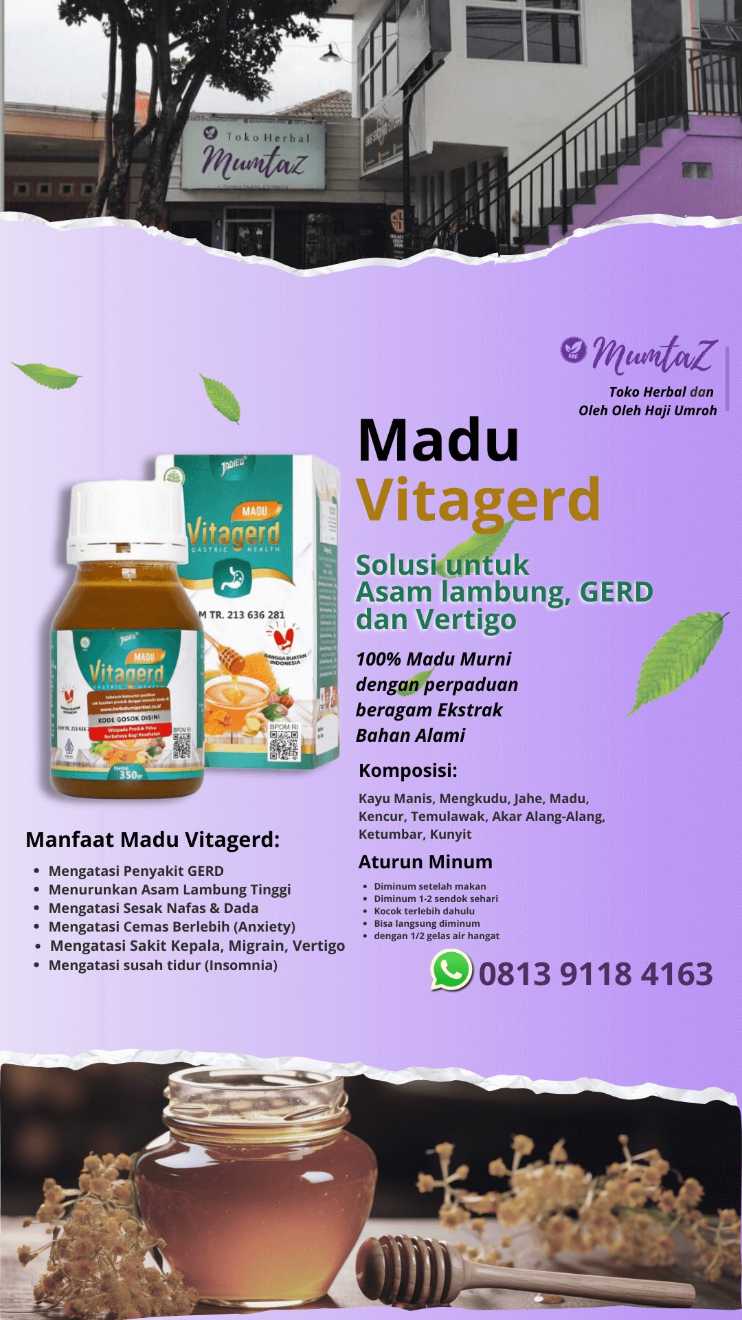 agen madu vitagerd semarang