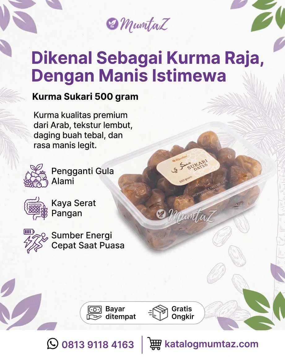 Kurma Sukari 500 gram - Gambar 2