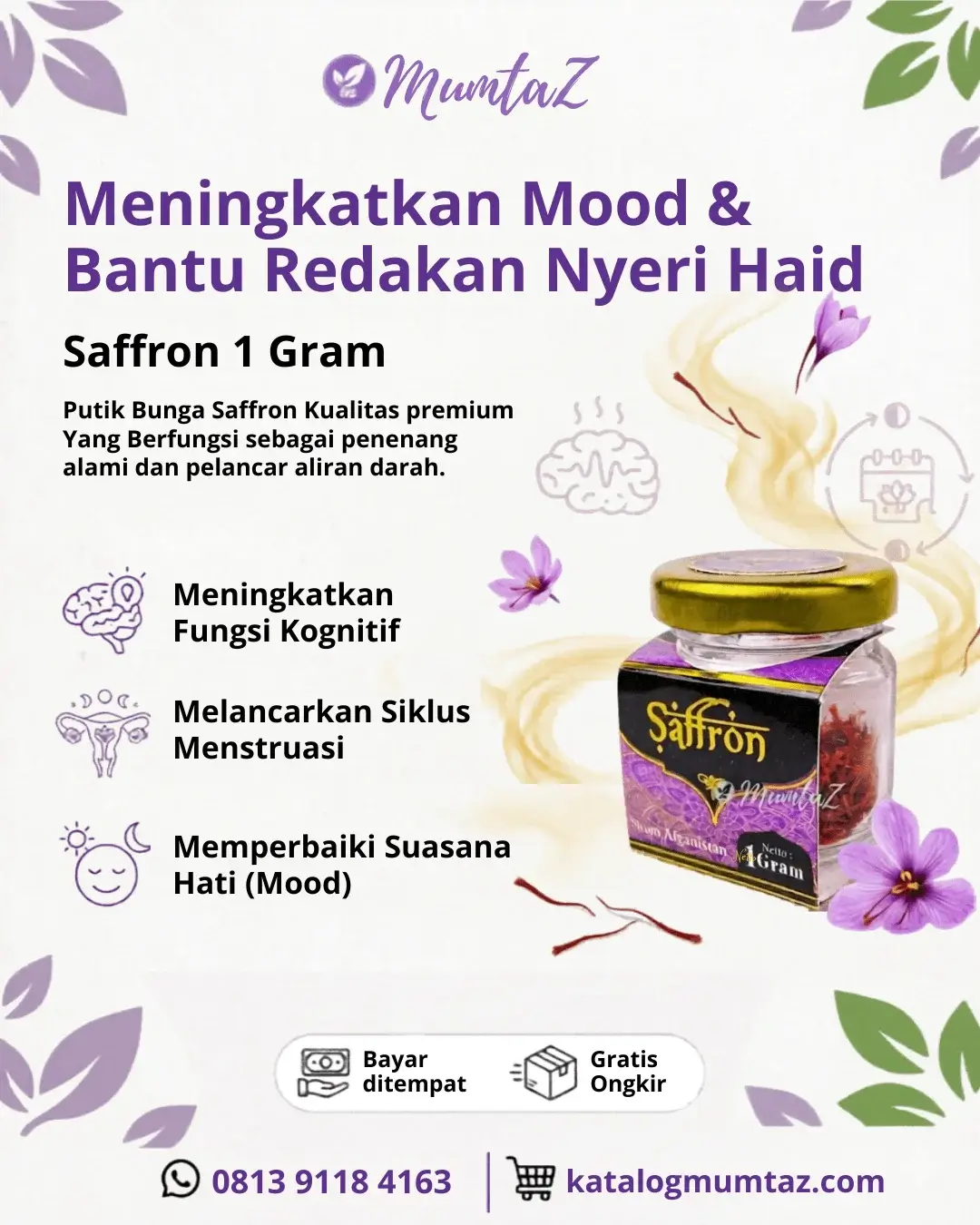 Saffron 1 gram - Gambar 2