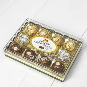 Cokelat Evelyn Square isi 12 pcs